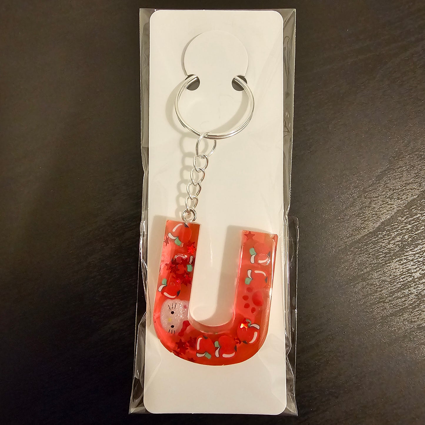 Initial U Keychain