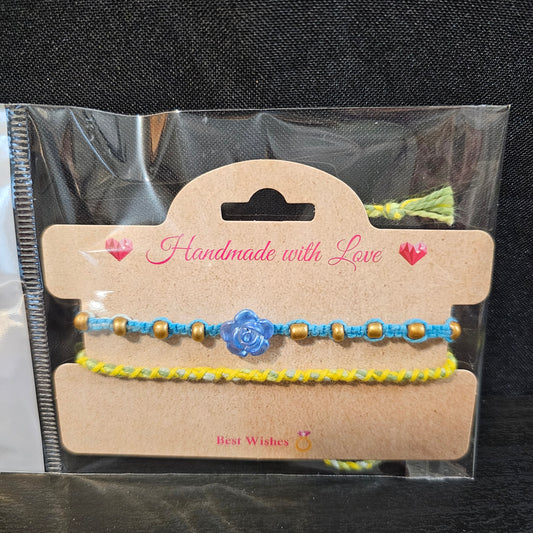 Beaded Rose Friendship Bracelet