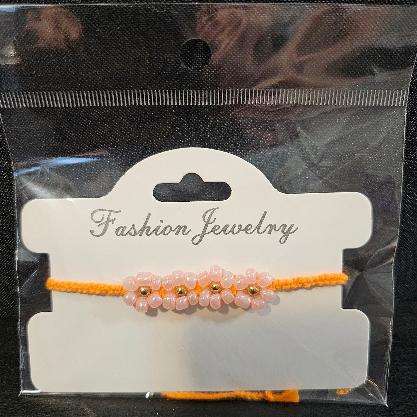 Beaded Flower Friendship Bracelet