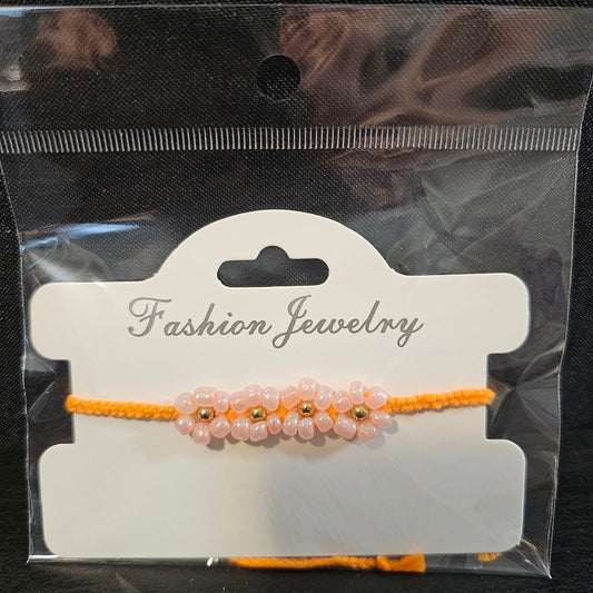 Beaded Flower Friendship Bracelet