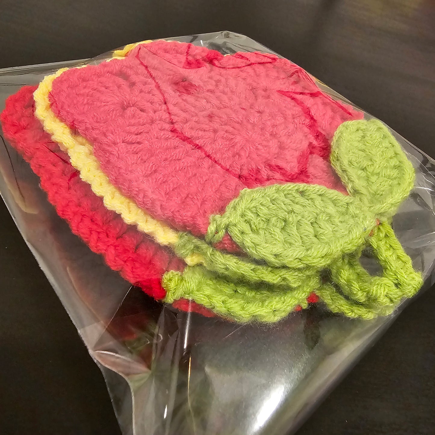 Crocheted Tulip Coaster