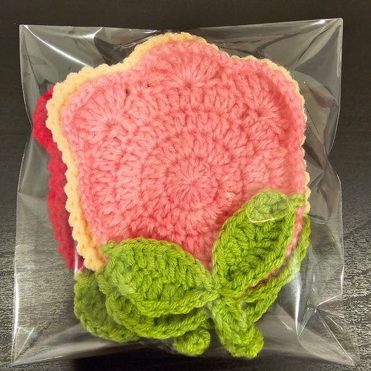 Crocheted Tulip Coaster