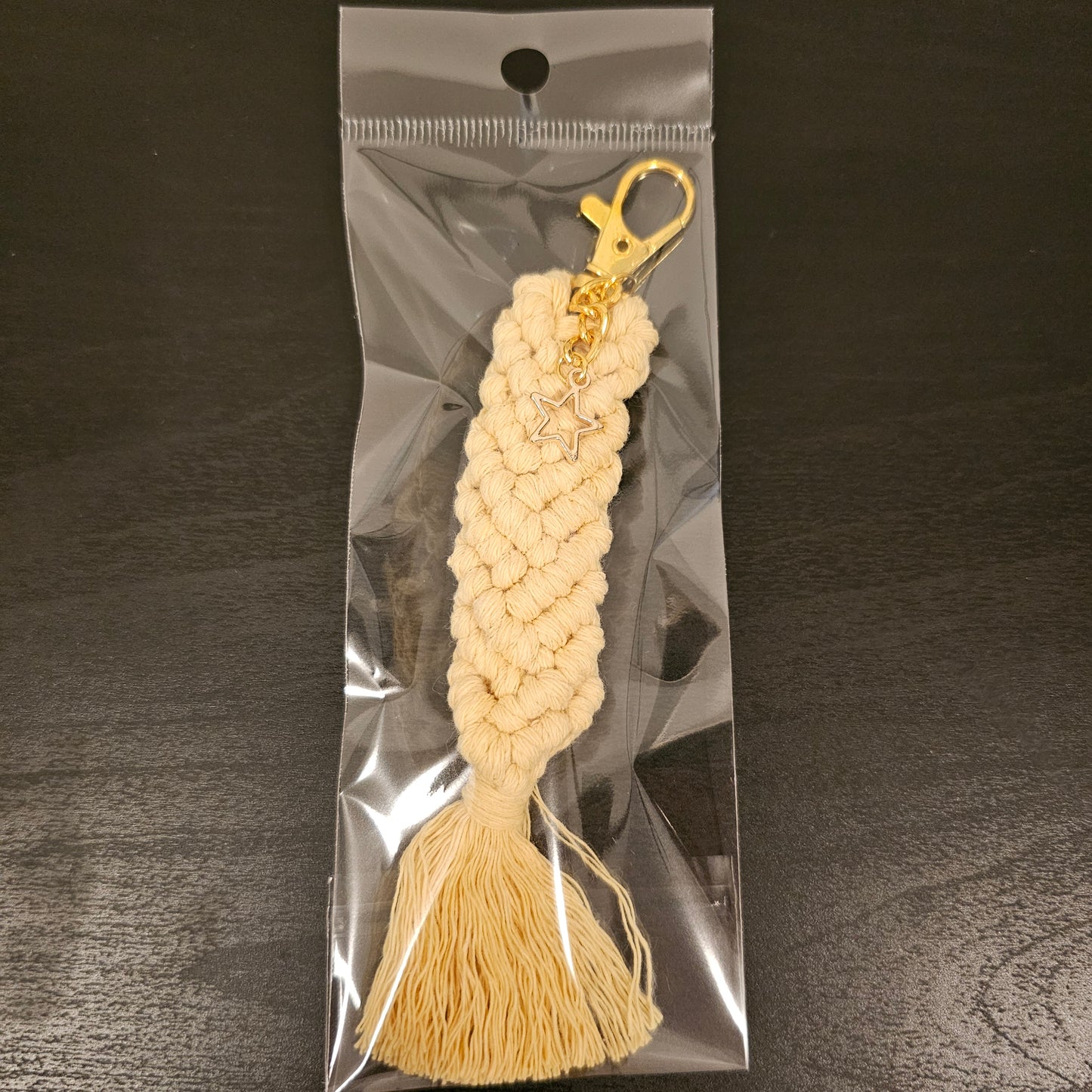 Macrame Mermaid Keychain