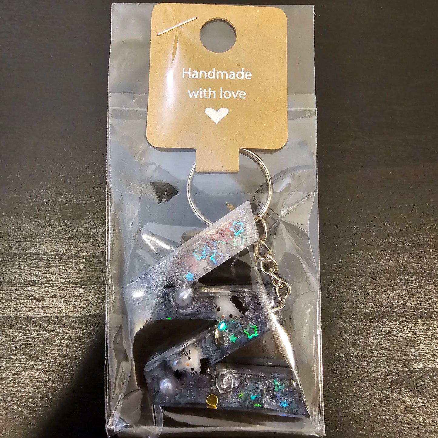 Initial W Keychain