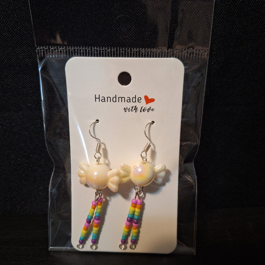 Rainbow Candy Beads Earrings