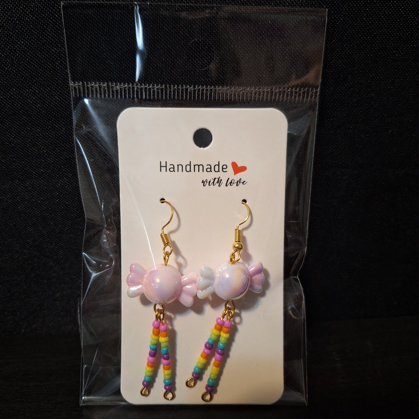 Rainbow Candy Beads Earrings