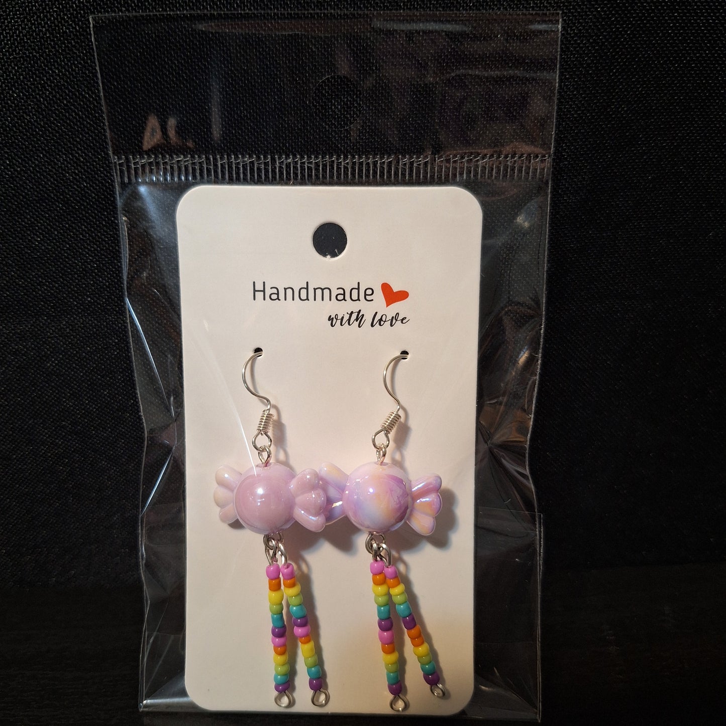 Rainbow Candy Beads Earrings