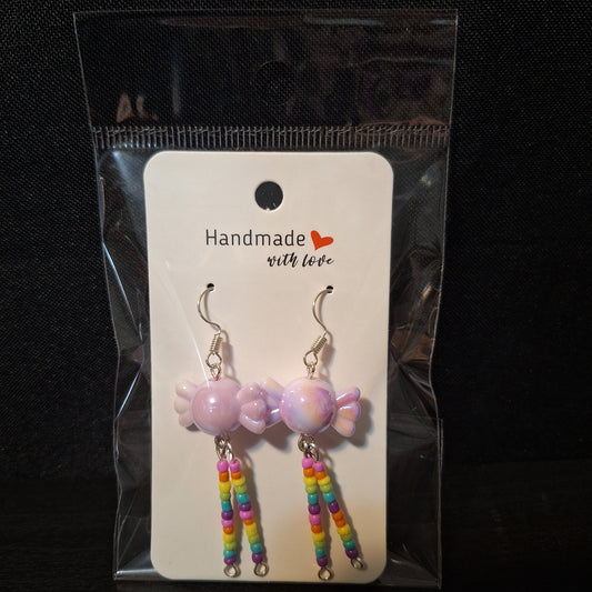 Rainbow Candy Beads Earrings