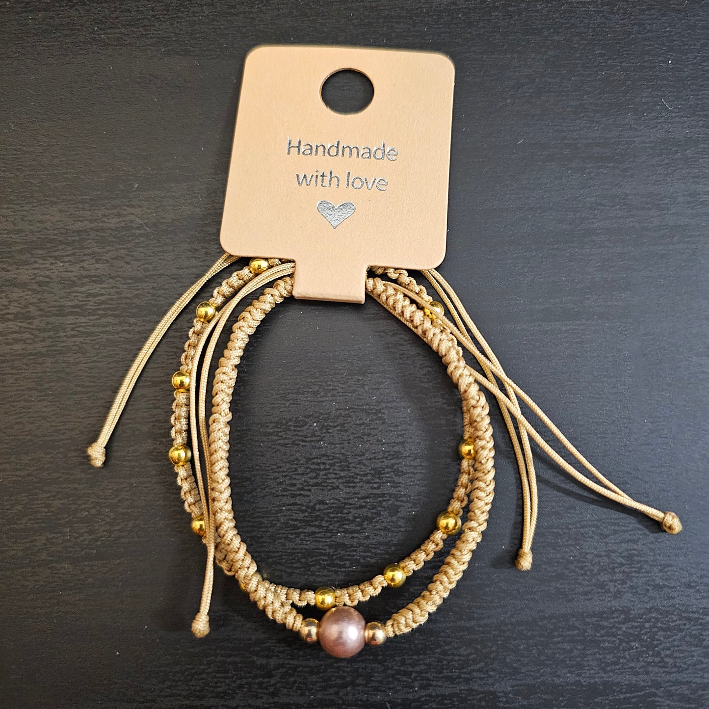 Beaded Macrame Bracelet