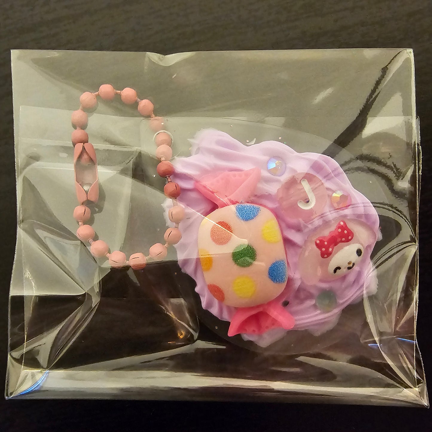 Initial J Decoden Keychain