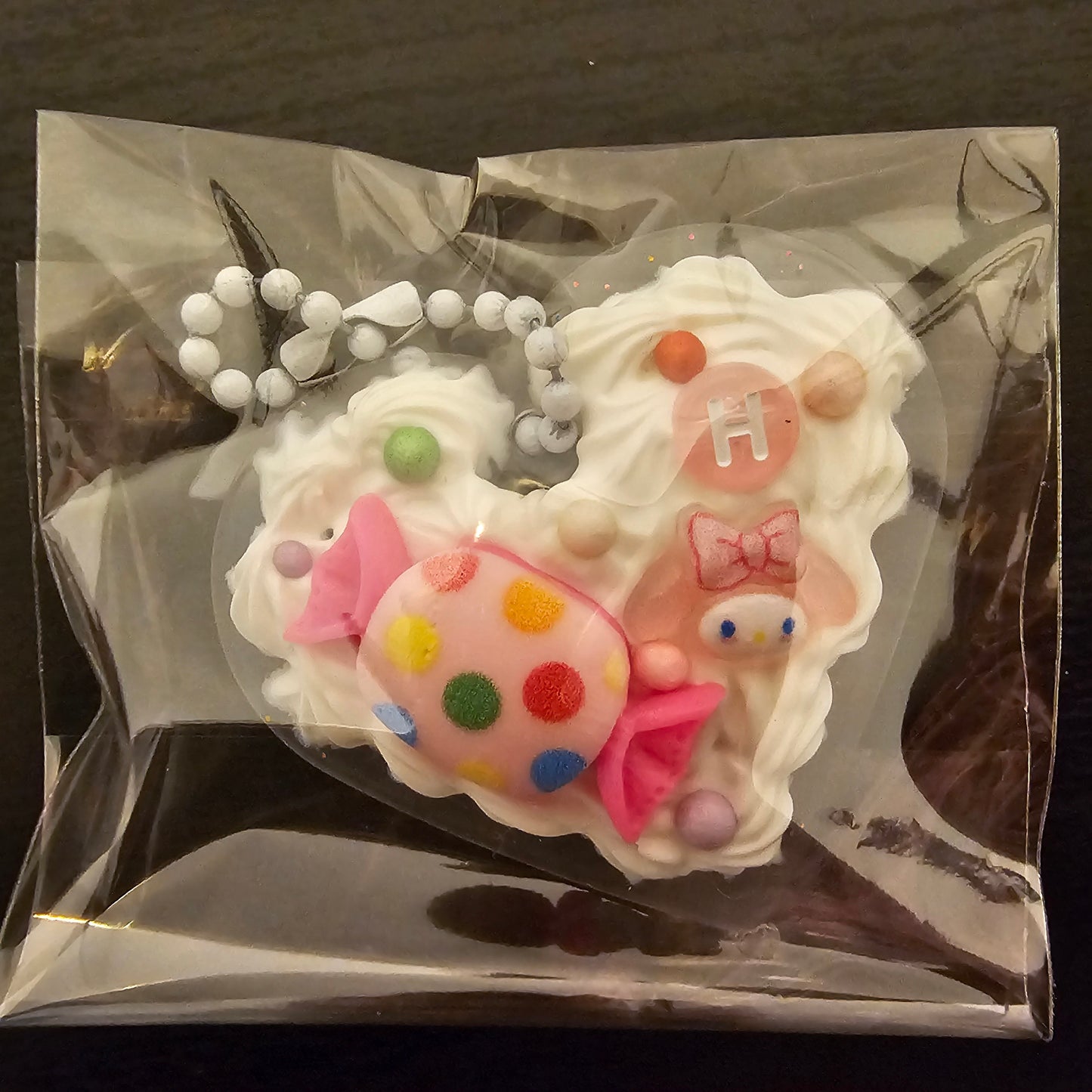 Initial H Decoden Keychain