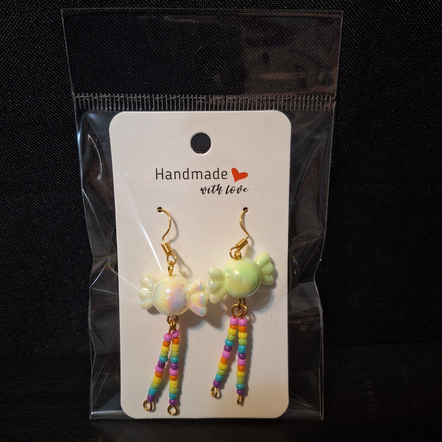 Rainbow Candy Beads Earrings