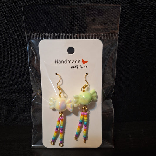 Rainbow Candy Beads Earrings