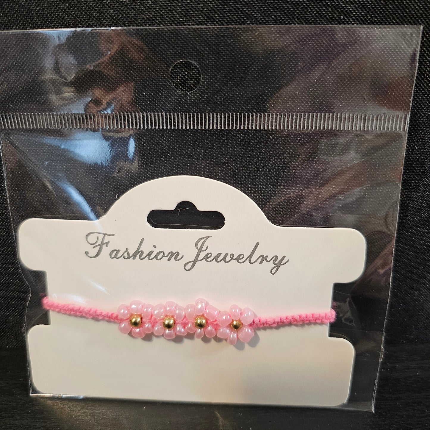 Beaded Flower Friendship Bracelet