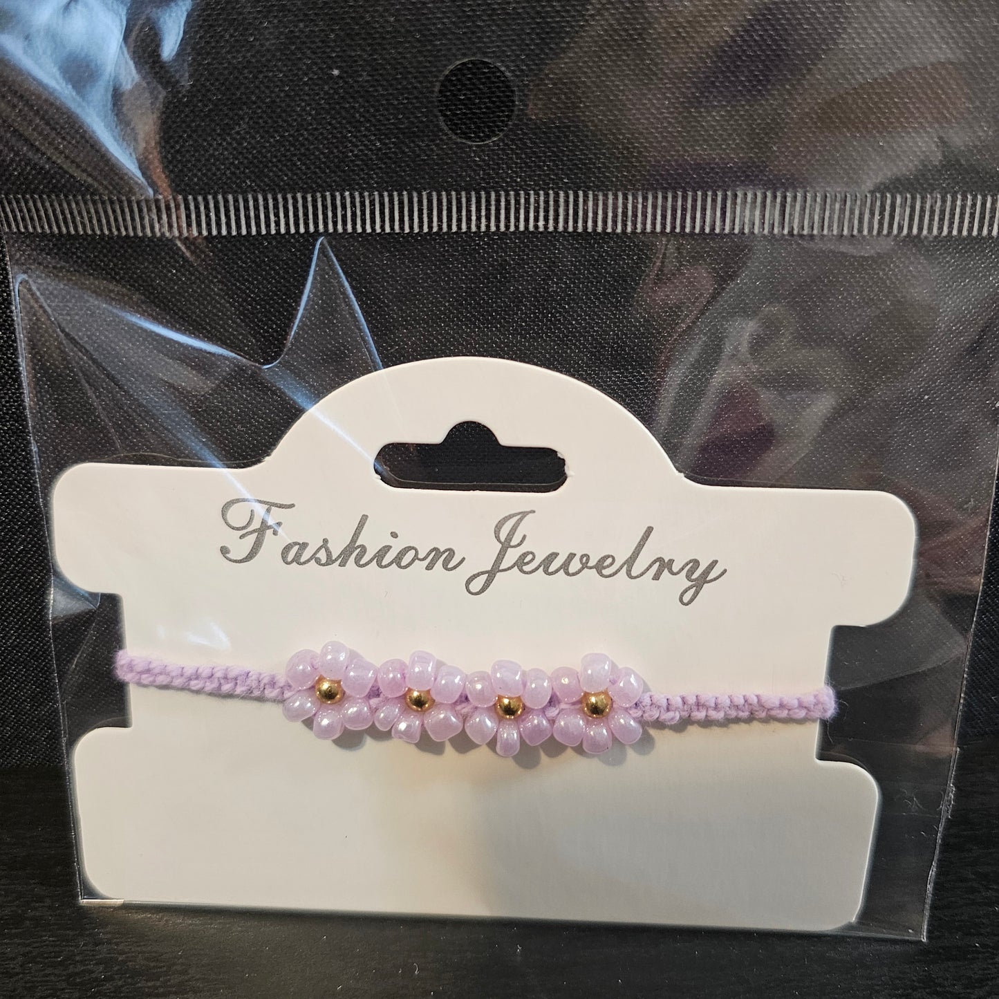 Beaded Flower Friendship Bracelet