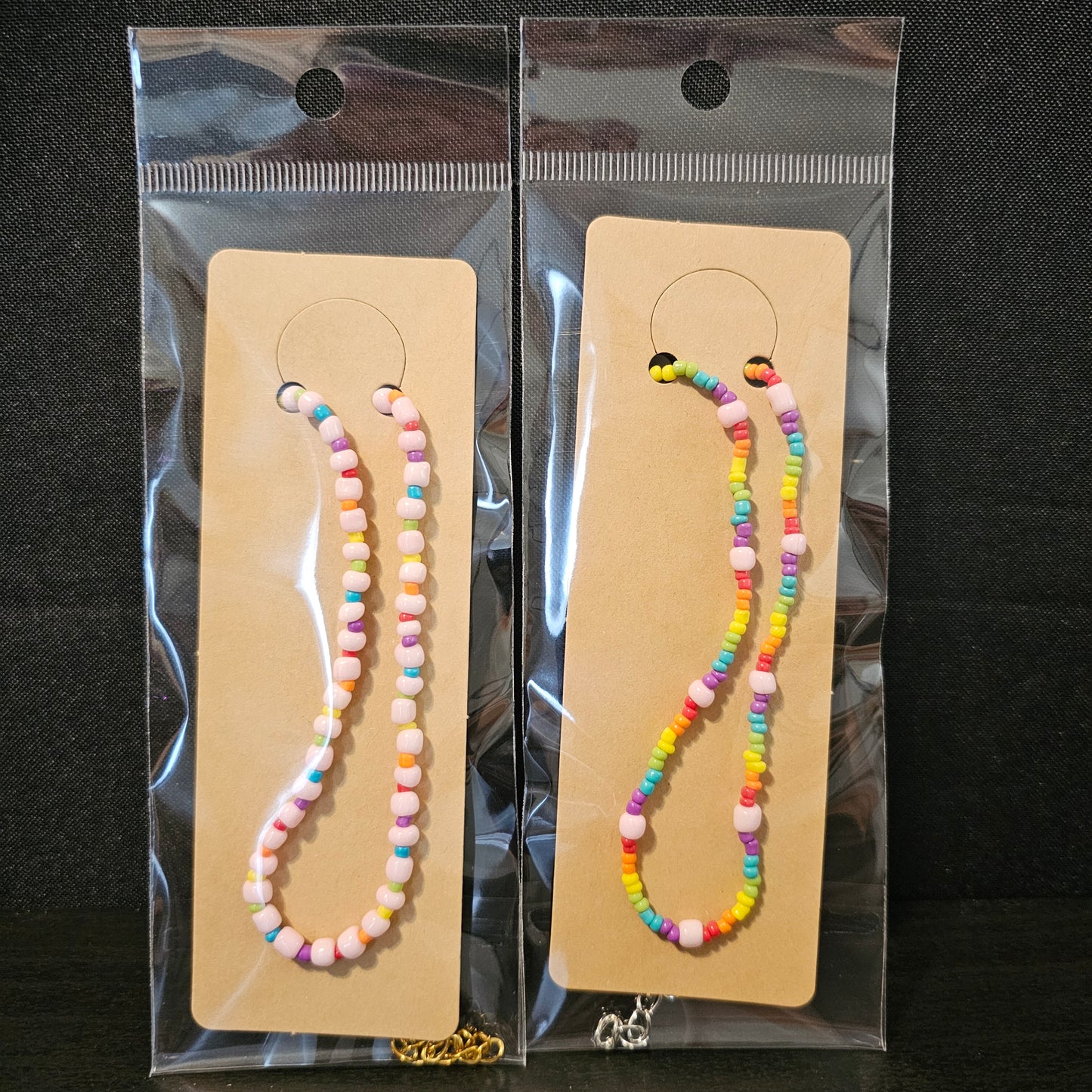 Rainbow Seed Beads Necklace