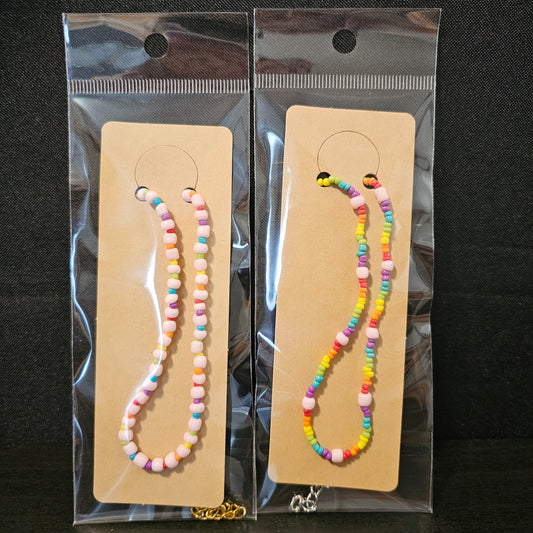 Rainbow Seed Beads Necklace