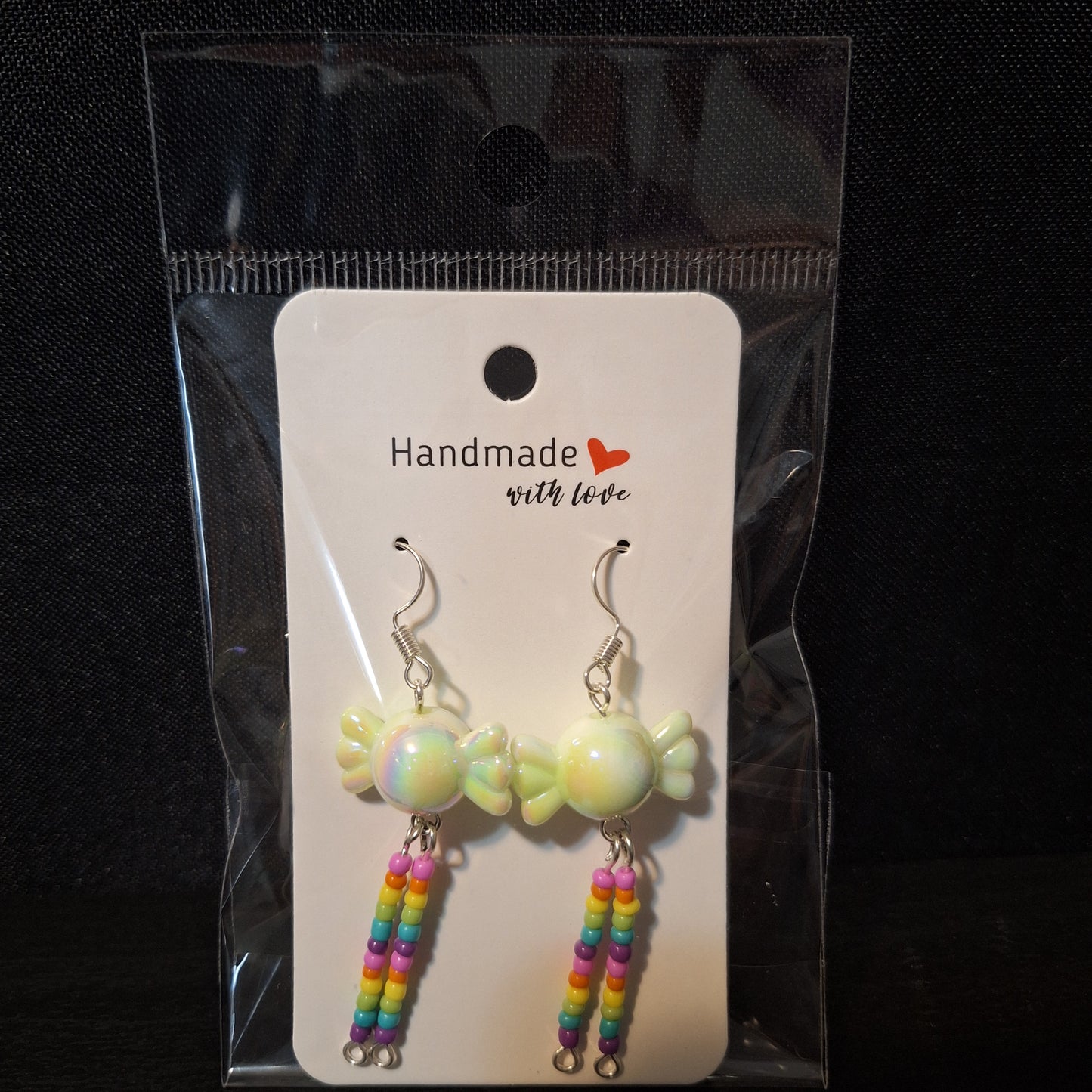 Rainbow Candy Beads Earrings