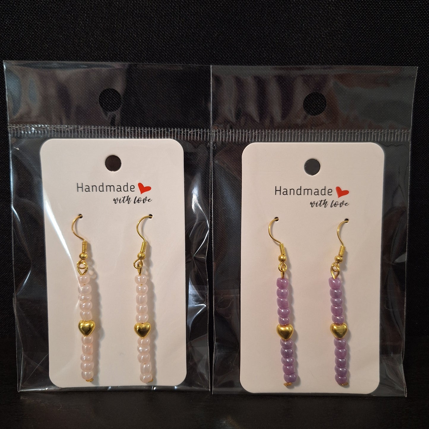 Heart Beads Earrings