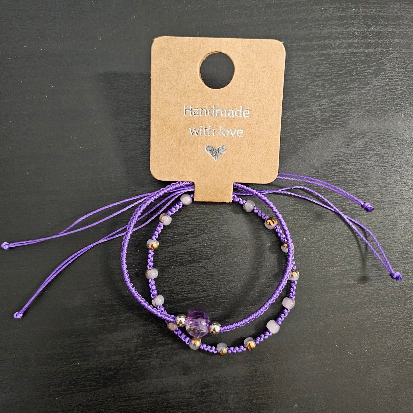 Beaded Macrame Bracelet