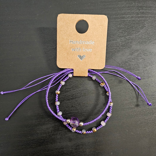 Beaded Macrame Bracelet