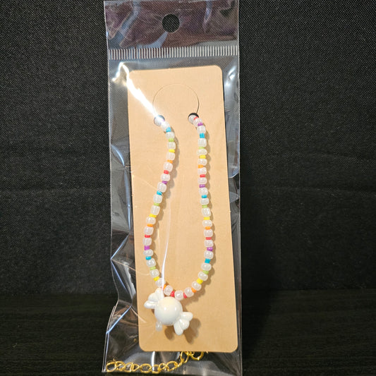 Rainbow Seed Beads Candy Necklace